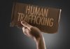 Human Trafficking sign