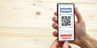Immune digital health passport on mobile phone,