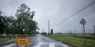 road Closed due to flooding