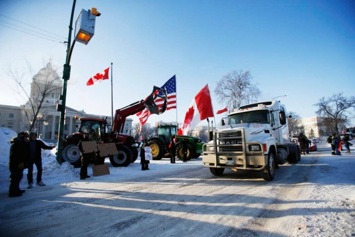 Virus Outbreak-Canada Protests